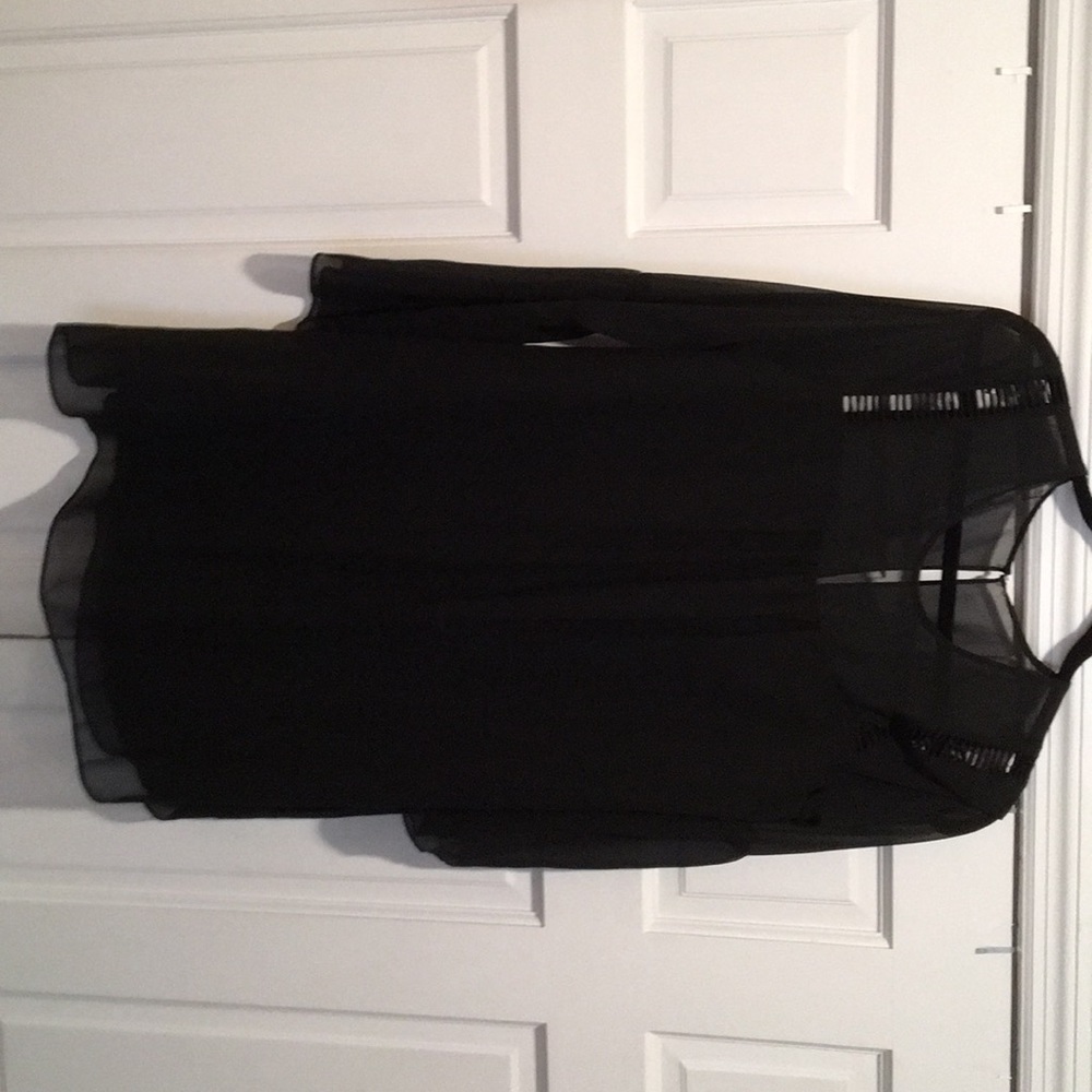 Black mini dress
